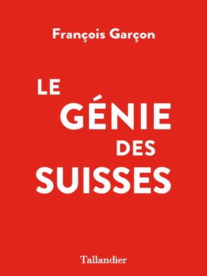 cover image of Le Génie des Suisses